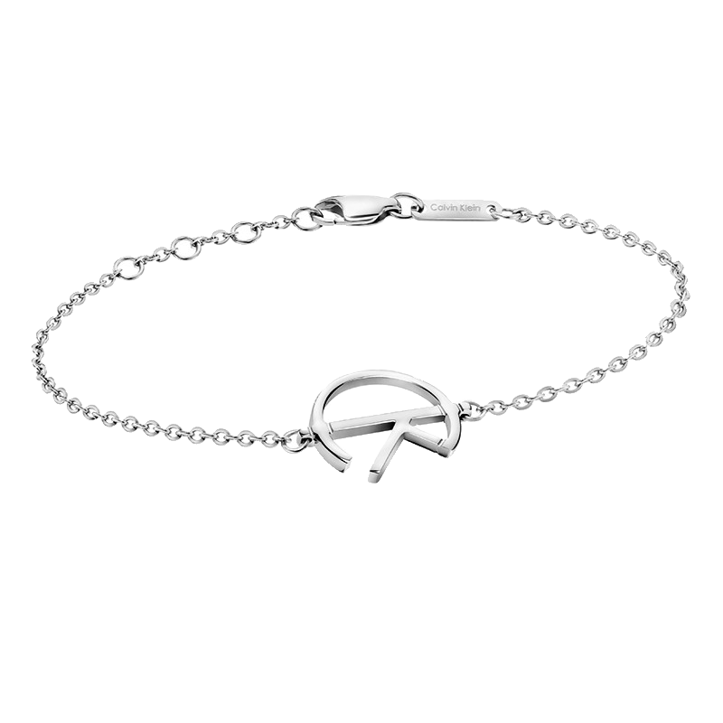 ck 简约银色手链