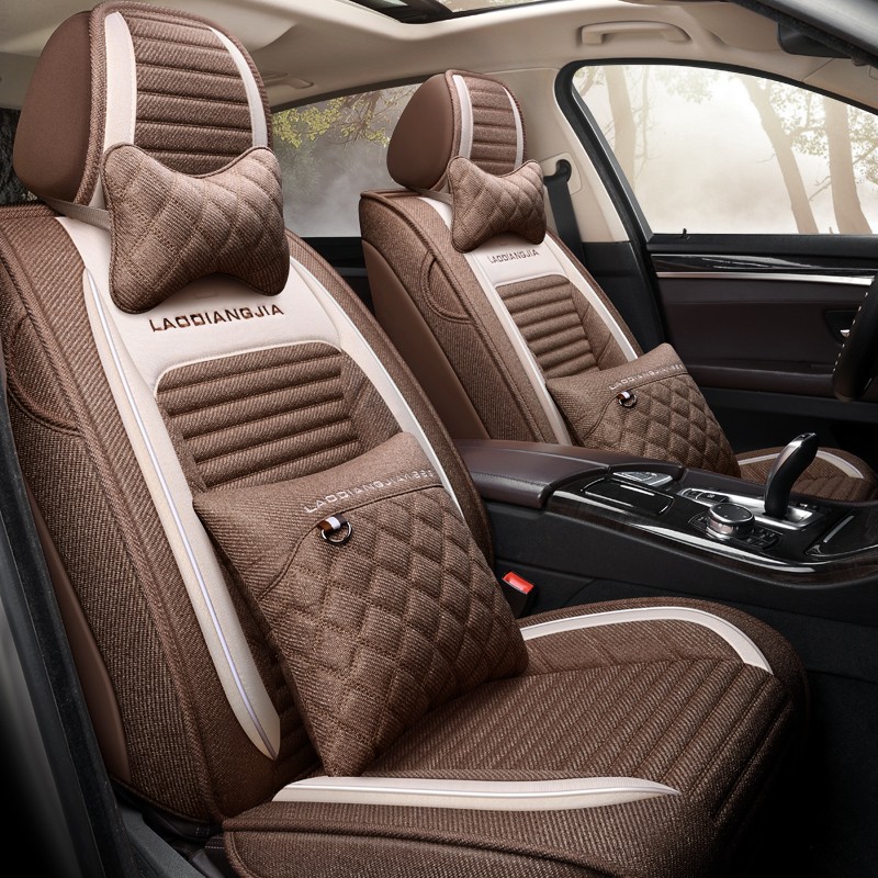 老垫家 透气亚麻座套