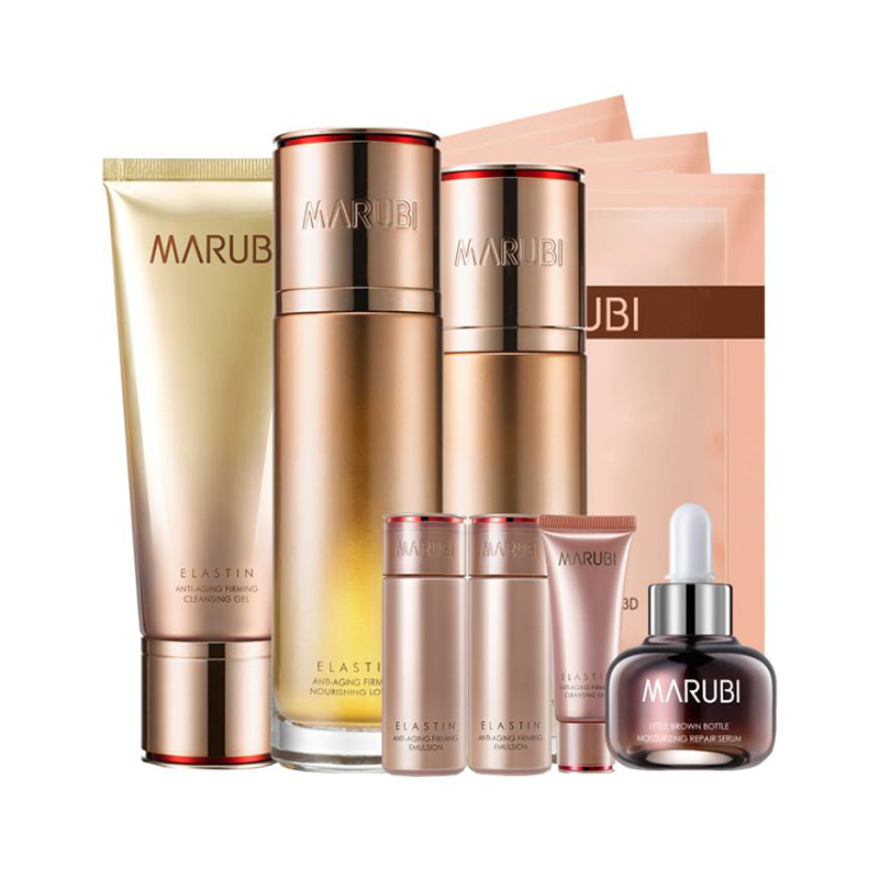 丸美 弹力蛋白护肤水乳套装