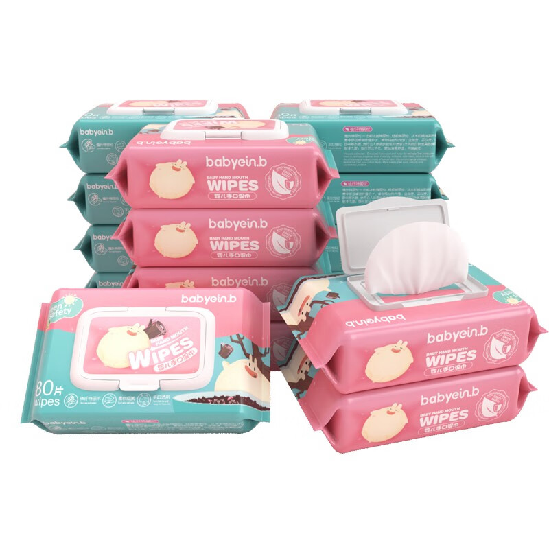 怡恩 贝植物纤维护肤湿巾