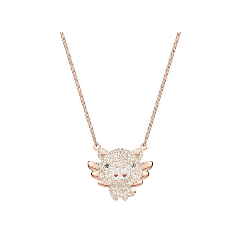 施华洛世奇 可爱飞猪项链