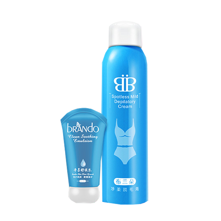 布兰朵 全身可用脱毛膏喷雾