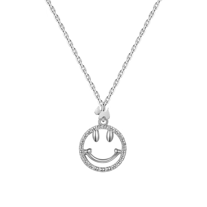 AGATHA 笑脸镂空项链