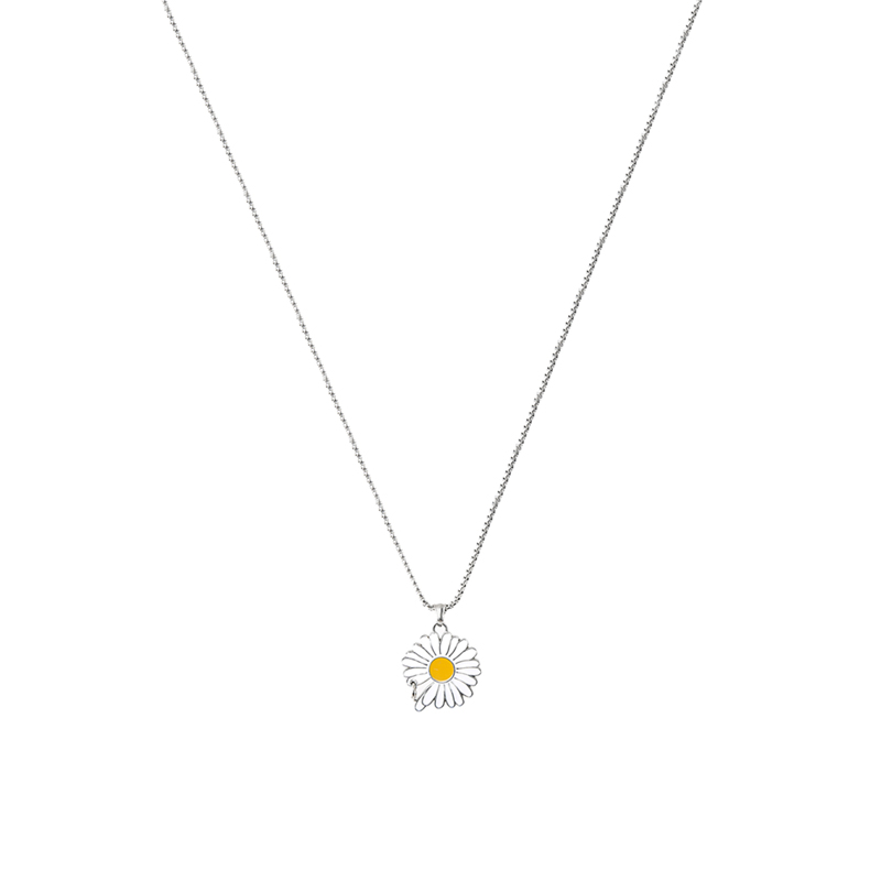 古由卡 清新小雏菊项链