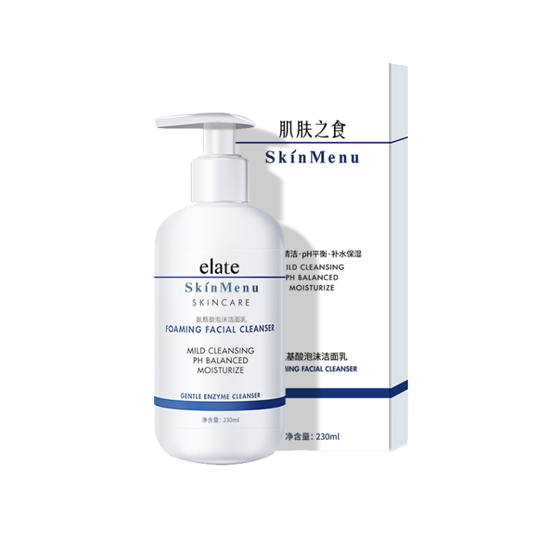 肌肤之食成分温和氨基酸洗面奶