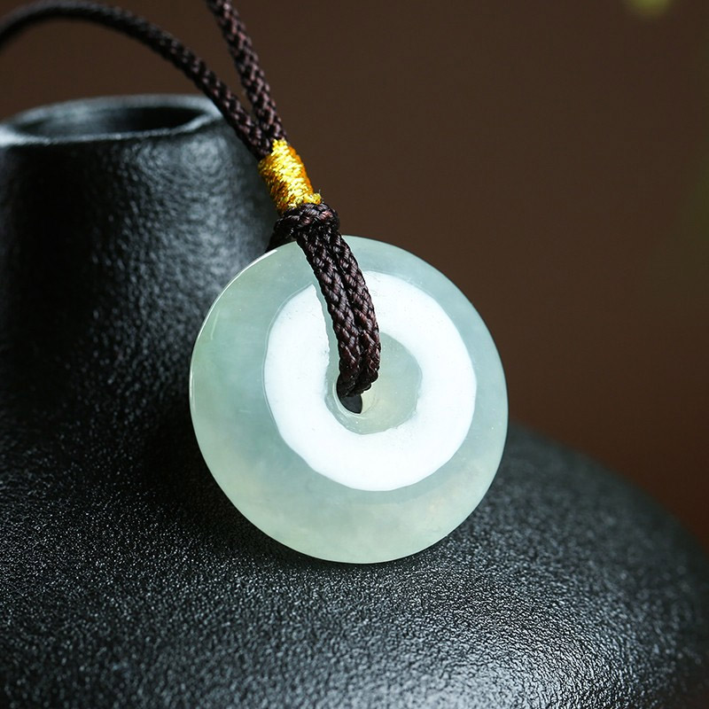 印象眸 温润平安扣 翡翠吊坠