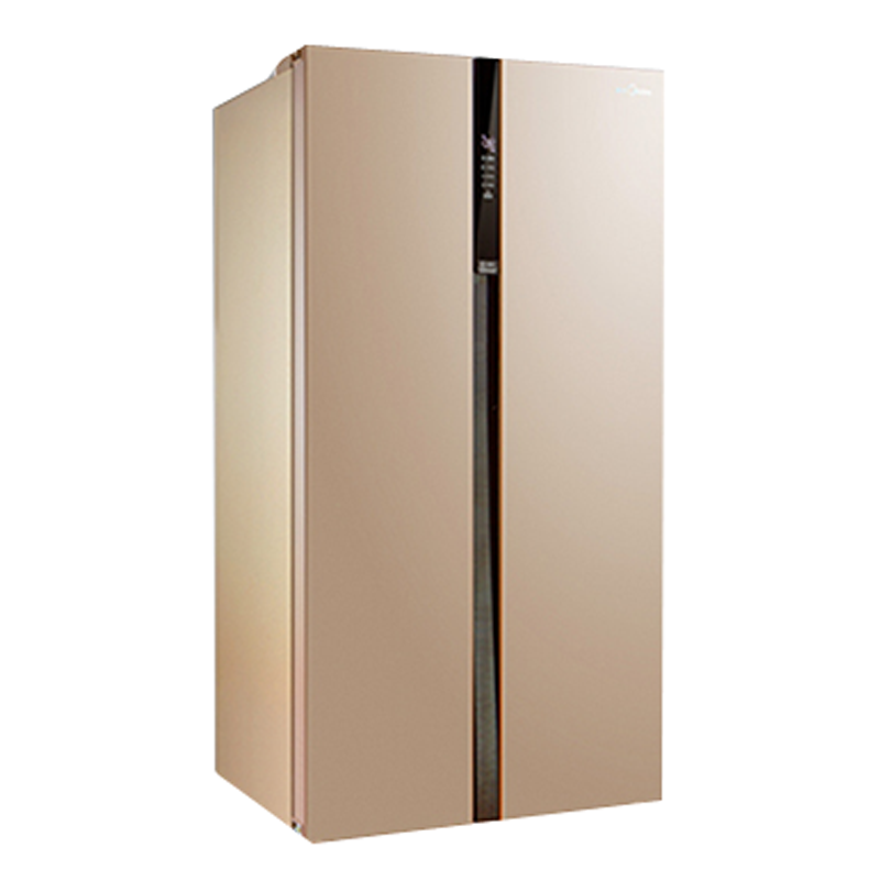 美的对开门超薄节能智能冰箱