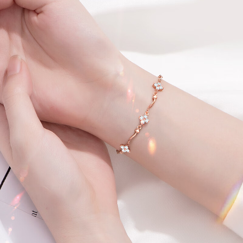 桑玛 幸运四叶草手链