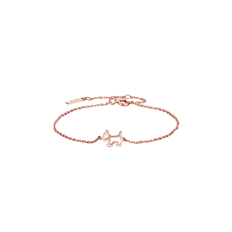 AGATHA 经典镂空银手链