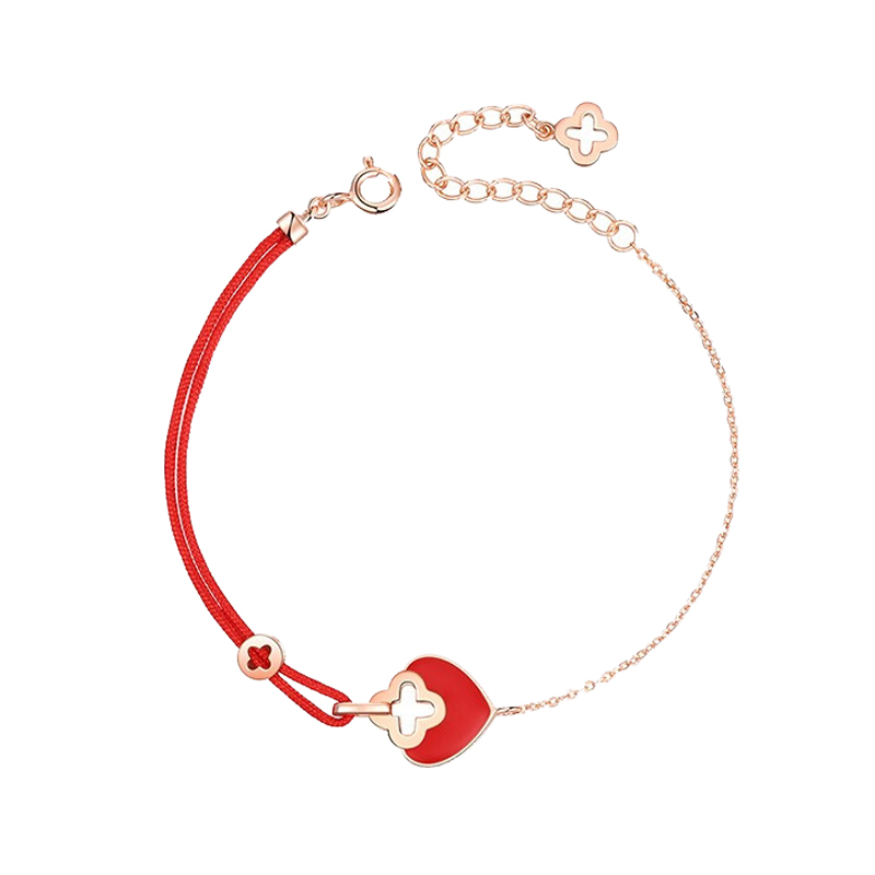 卡蒂罗 感温变色心形手链