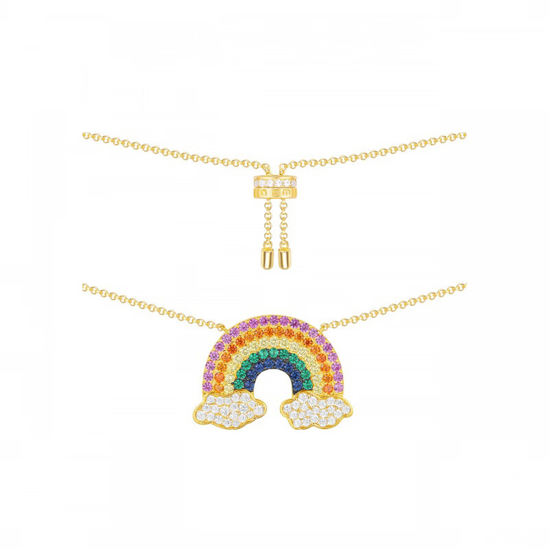 APM 彩色晶钻 项链