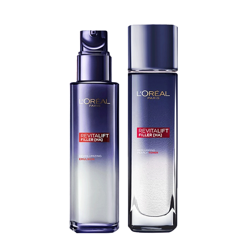 欧莱雅 复颜玻尿酸水乳套装