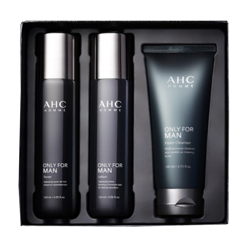 ahc 控油保湿男士护肤套装