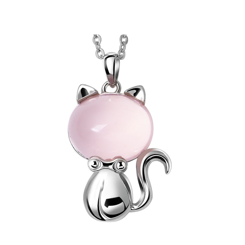 JOLEE 猫咪外形水晶项链