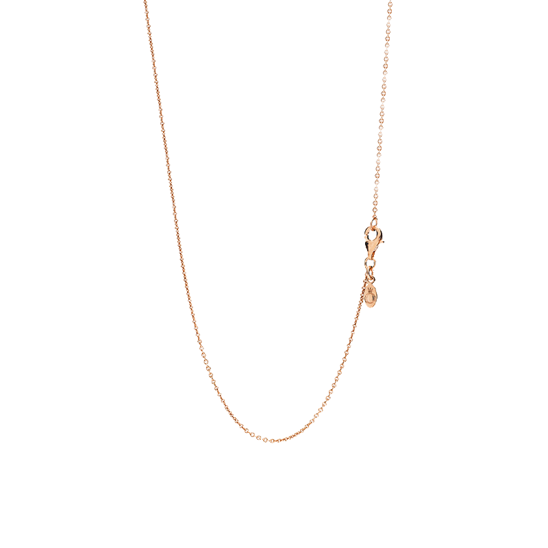 潘多拉 玫瑰金锁骨项链