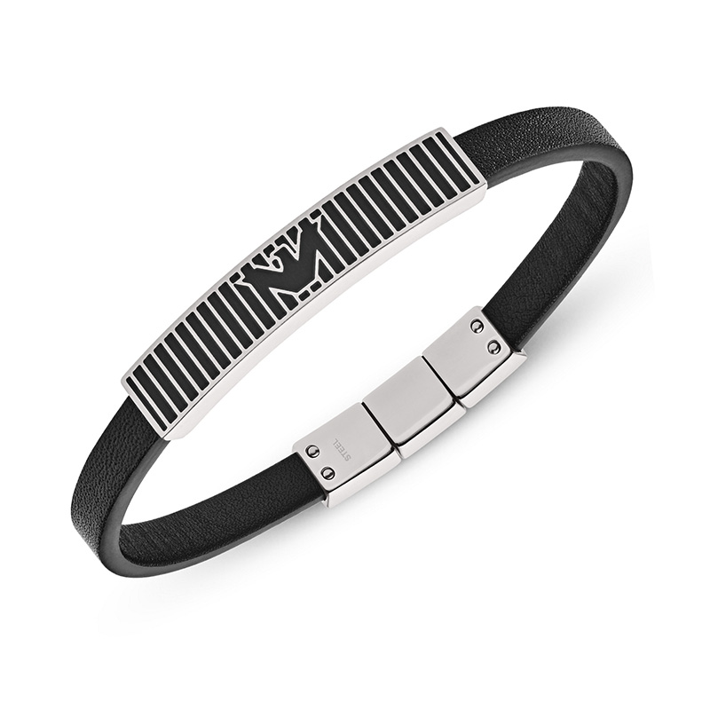 阿玛尼 条纹鹰标手链