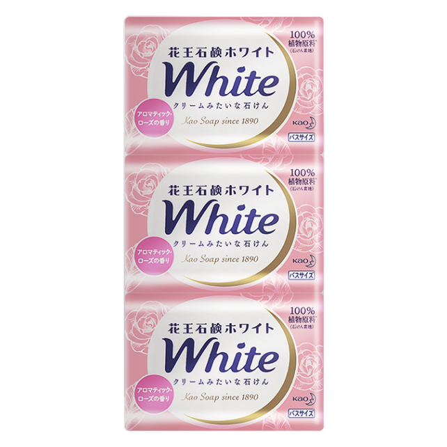 花王 天然植物玫瑰 香皂