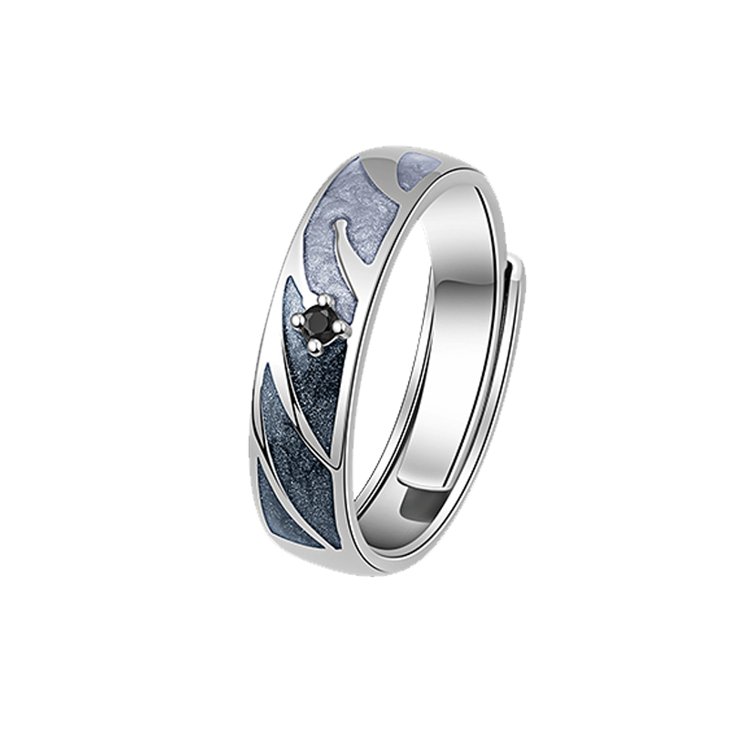 花芽星空告白情侣戒指