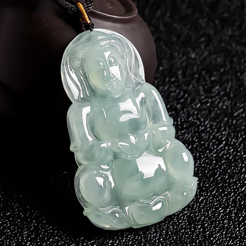 东方雅翠 浅绿翡翠吊坠