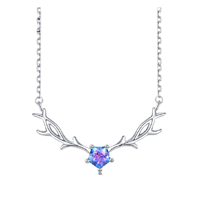 卡蒂罗 纯银一鹿路有你项链