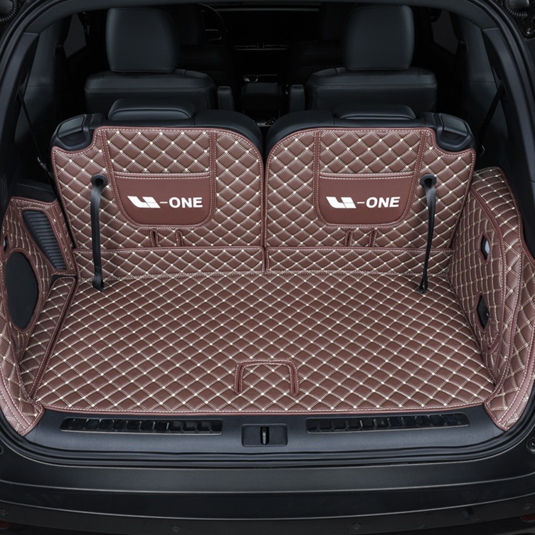 凌航 全包咖色后备箱垫