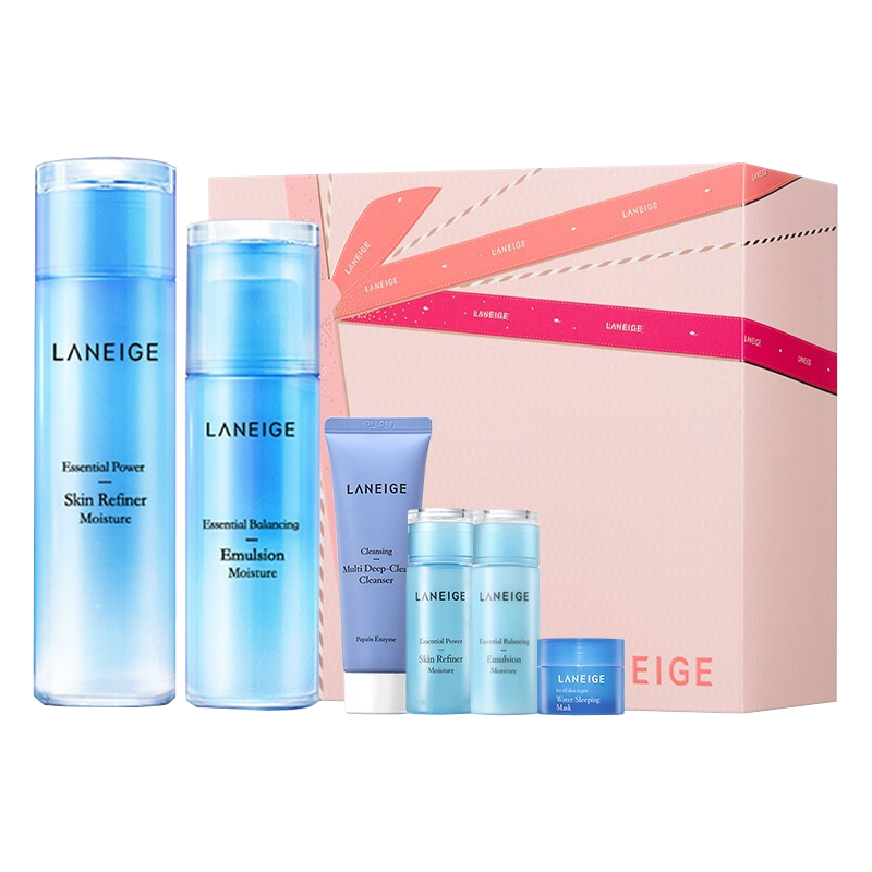 兰芝 水衡透润精华护肤套装