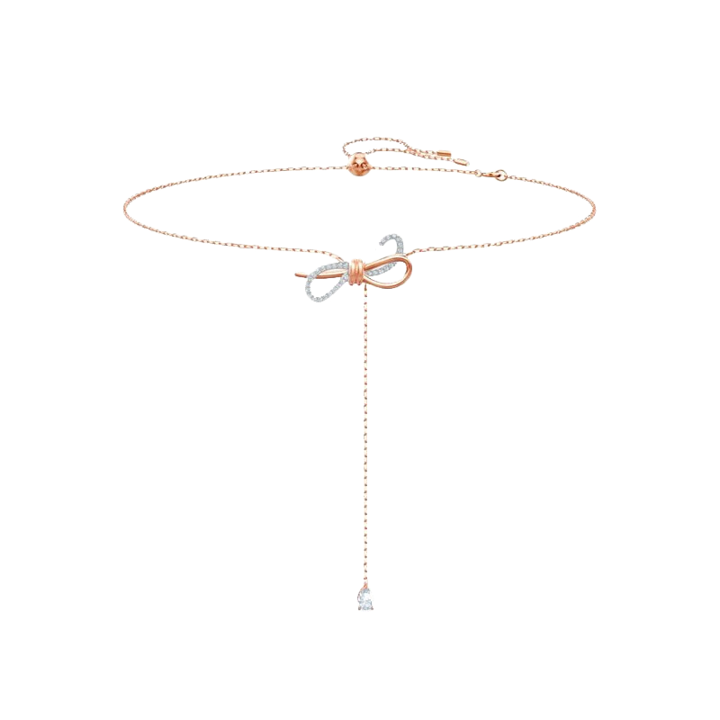 施华洛世奇 蝴蝶结极细 项链