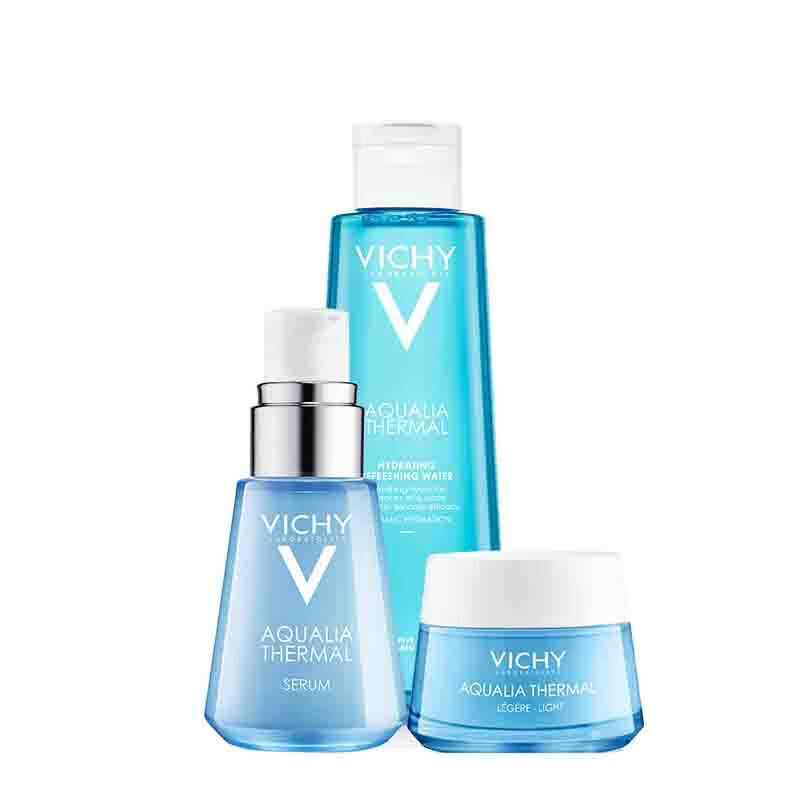 薇姿 温泉矿物补水保湿精华套装