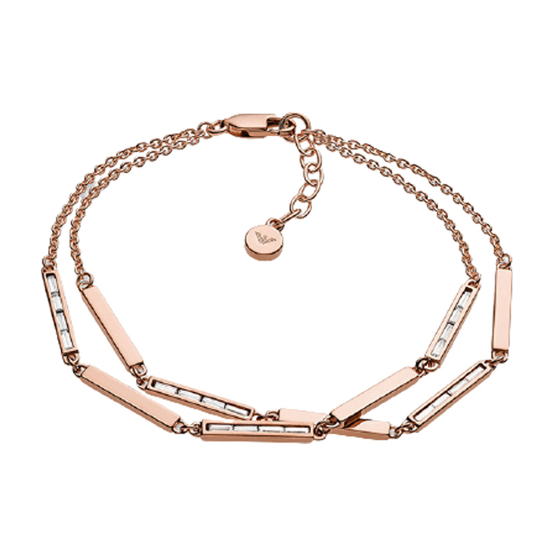 阿玛尼个性方钻手链