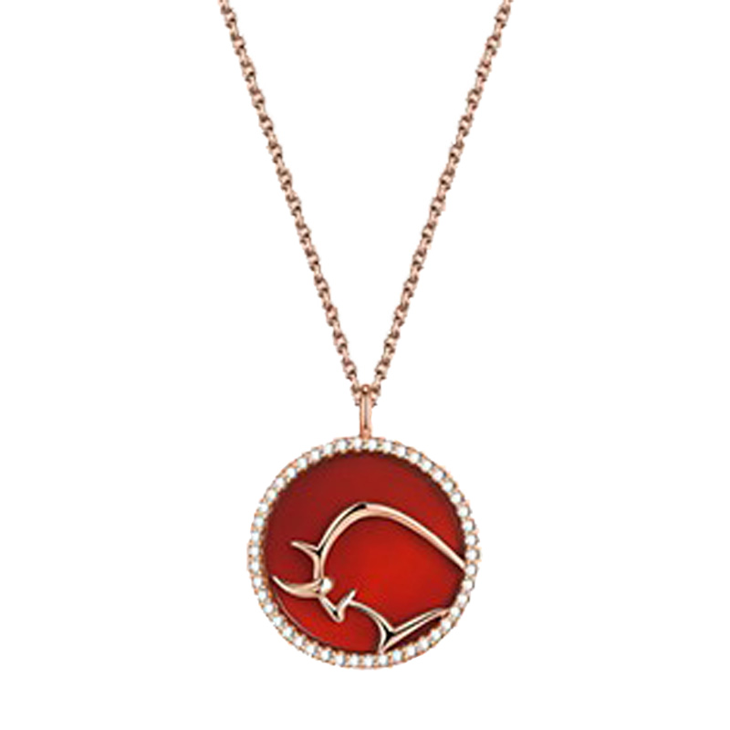 Mymiss生肖牛项链