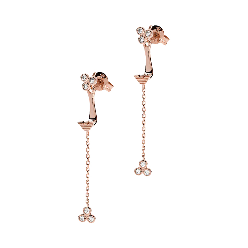 阿玛尼 优雅简约耳饰