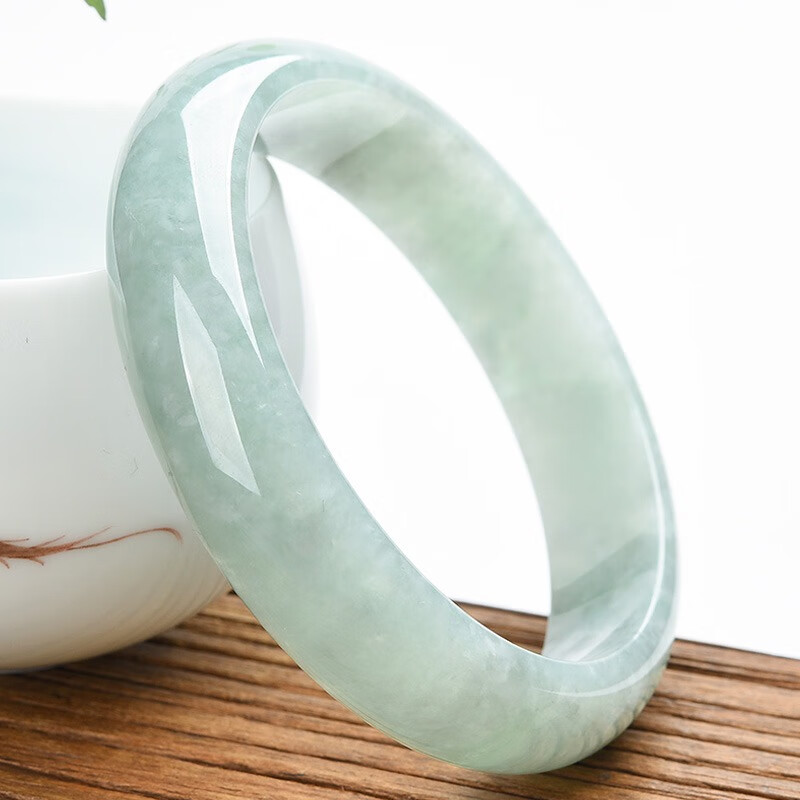 执玉珠宝 简约翡翠 手镯