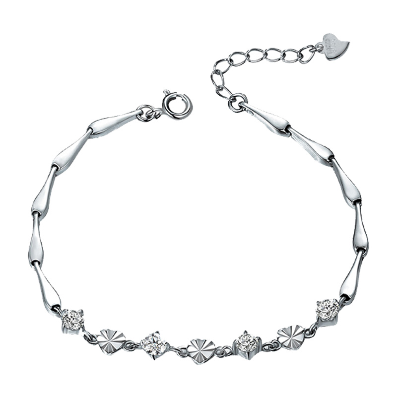 T400精致心形手链