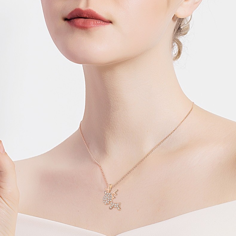 法莎尼亚 925银一鹿有你项链