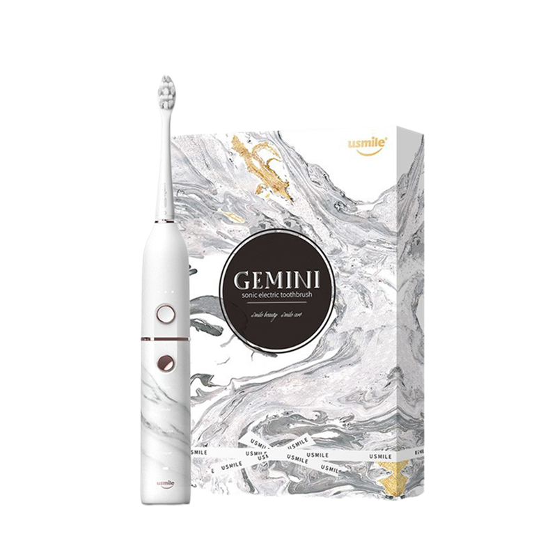 usmile大理石白色电动牙刷