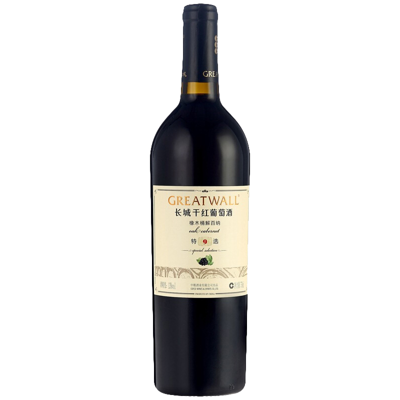 长城 橡木桶解百纳干红 红酒