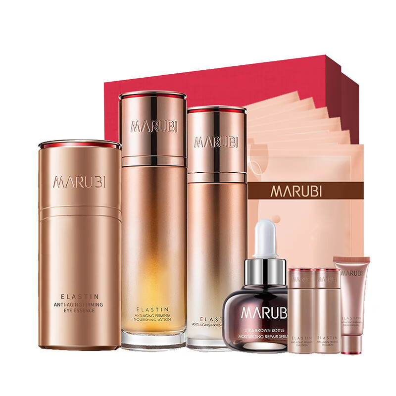 丸美 弹力蛋白凝时紧致护肤套装