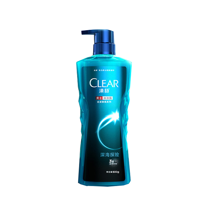 清扬 男士古龙香氛沐浴露