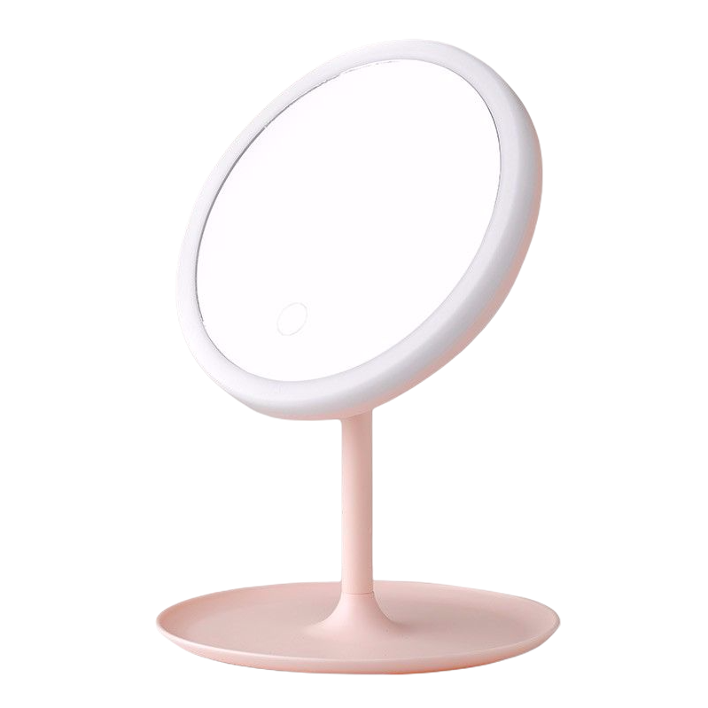 贞嘻 甜美风触控可调节化妆镜