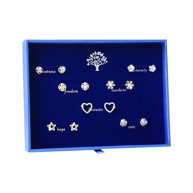 缔晶 S999纯银耳饰