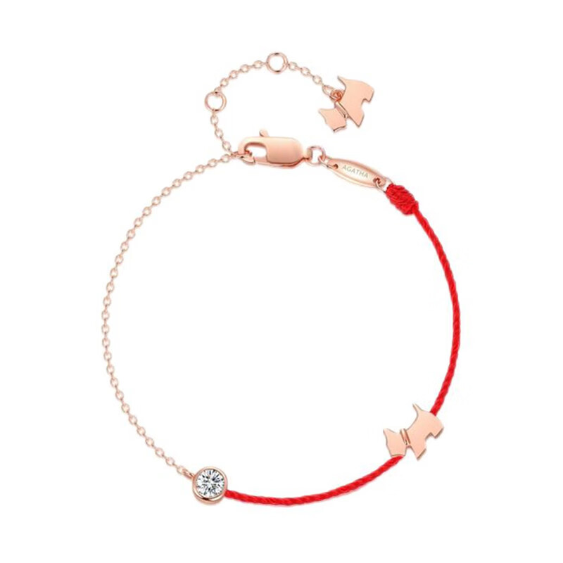 AGATHA 传统红绳 手链