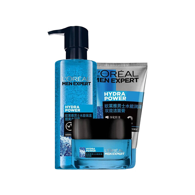 欧莱雅 补水保湿男士护肤套装