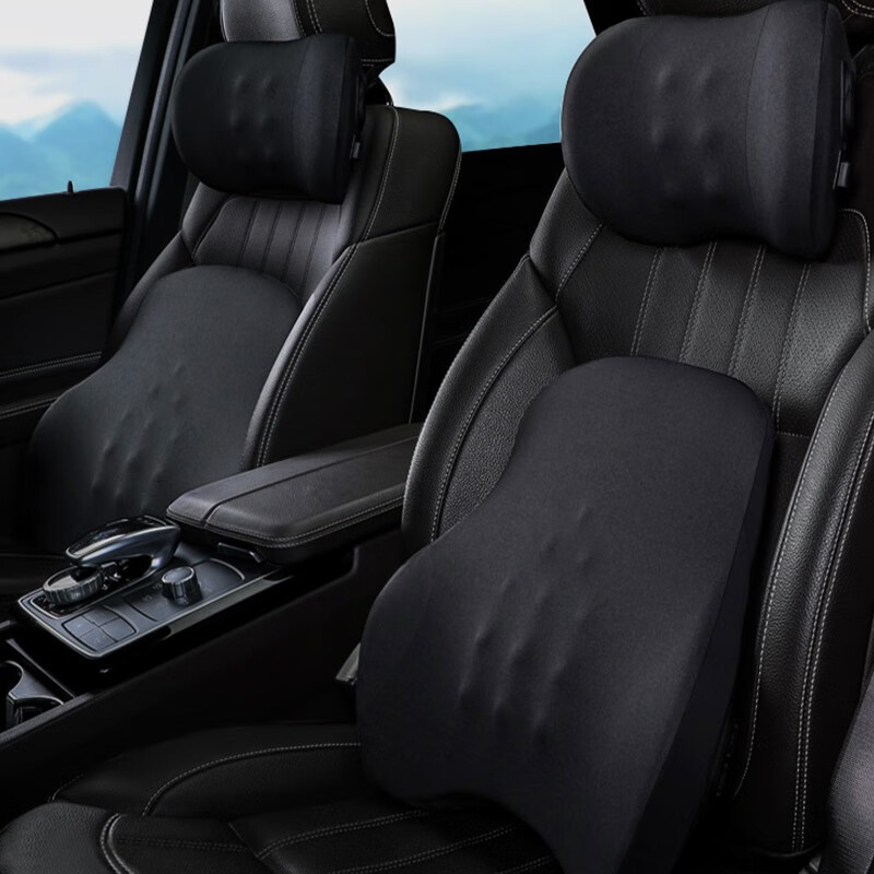 倍逸舒 电动按摩款记忆棉腰靠