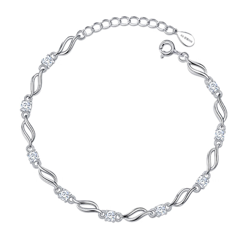 卡蒂罗镶锆手链