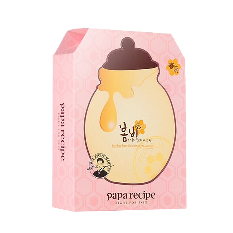 春雨 玫瑰黄金蜂蜜补水保湿面膜