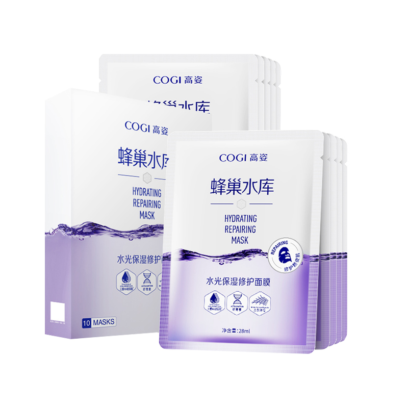 高姿 蜂巢修护 补水面膜