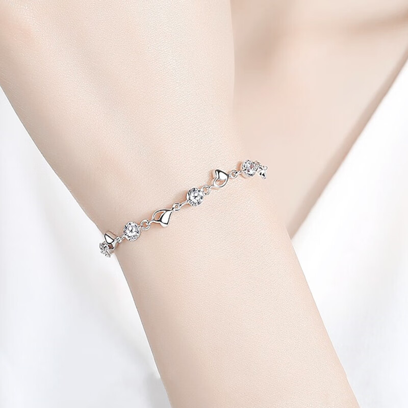 沉鱼落雁韩版女款银饰手链