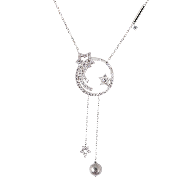 AWNL星月祈福银项链