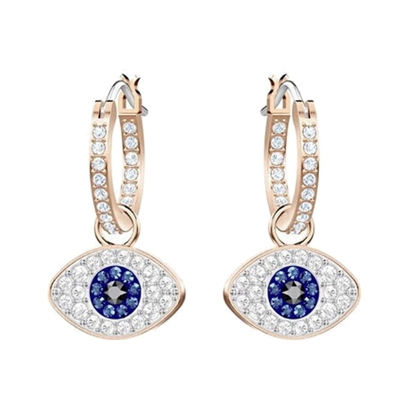 施华洛世奇镀金耳饰