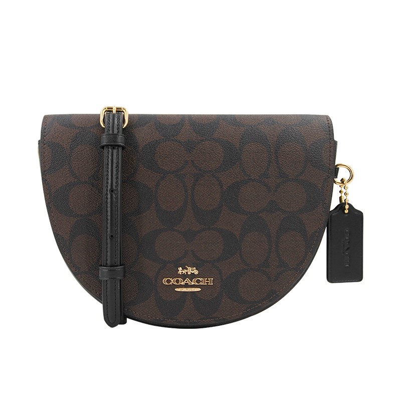 蔻驰 时尚印花单肩包